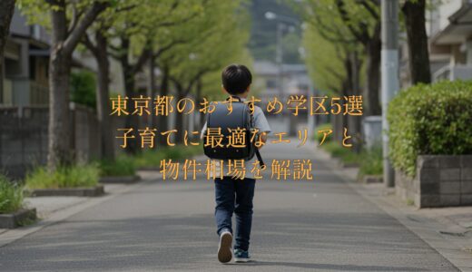 東京都のおすすめ学区5選｜子育てに最適なエリアと物件相場を解説
